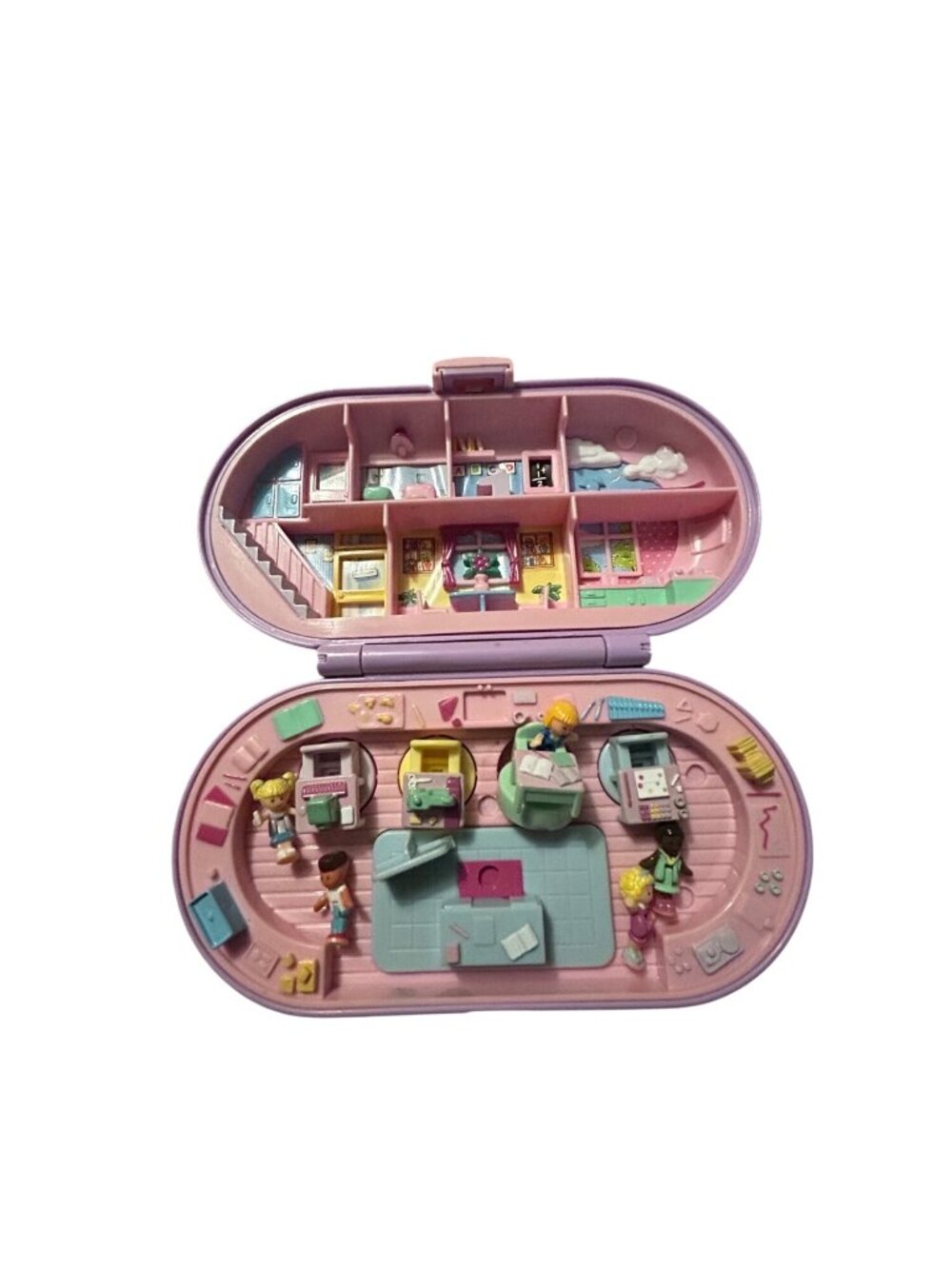 Vintage 1992 Polly Pocket Bluebird Stampin School Playset Collectible Miniature - Picture 3 of 5